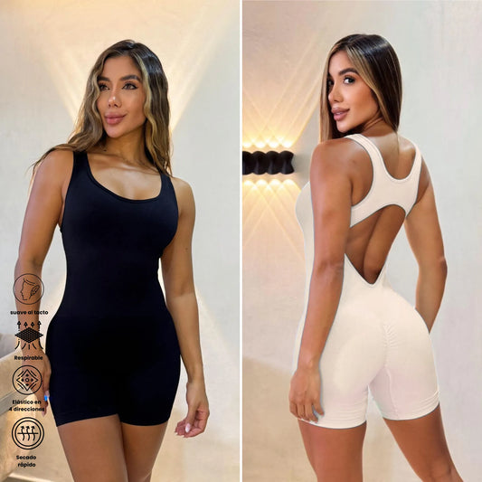 Enterizo Seamless Corto Sin Mangas